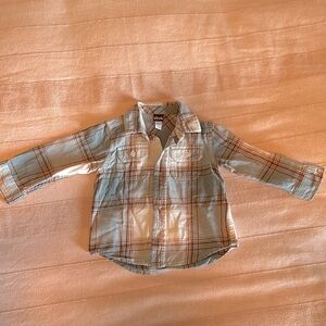 Tea Collection flannel in 12-18 months.